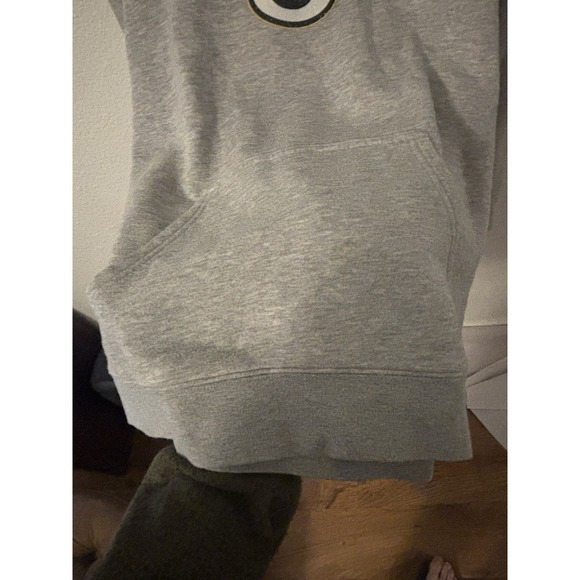 Green Bay Packers Pull Over Hoodie Adult Large Fanatics Gray drawstring pockets - Picture 4 of 10